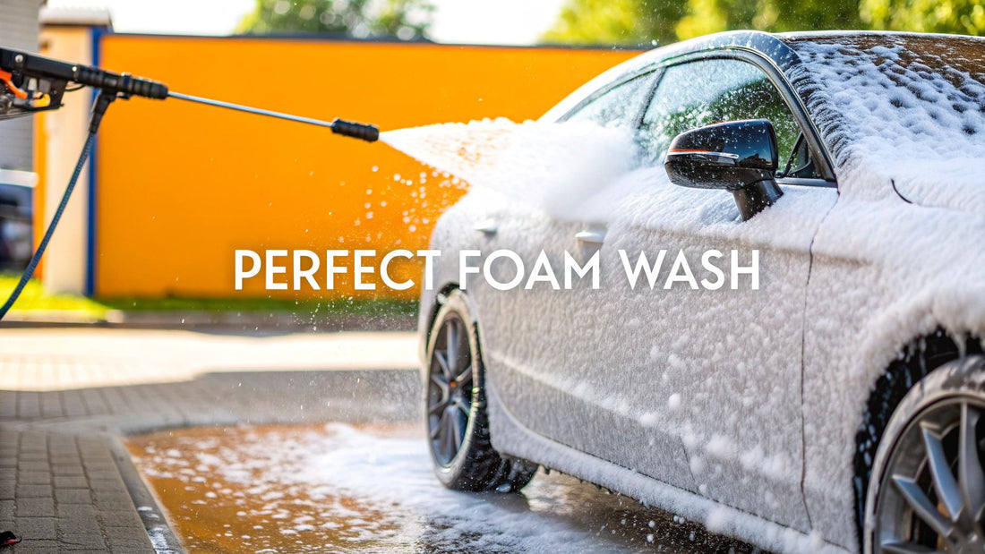 How to Use a Foam Gun for a Perfect Car Wash