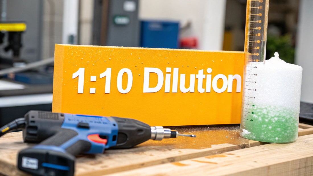 Your Guide to the 1 in 10 Dilution Calculator