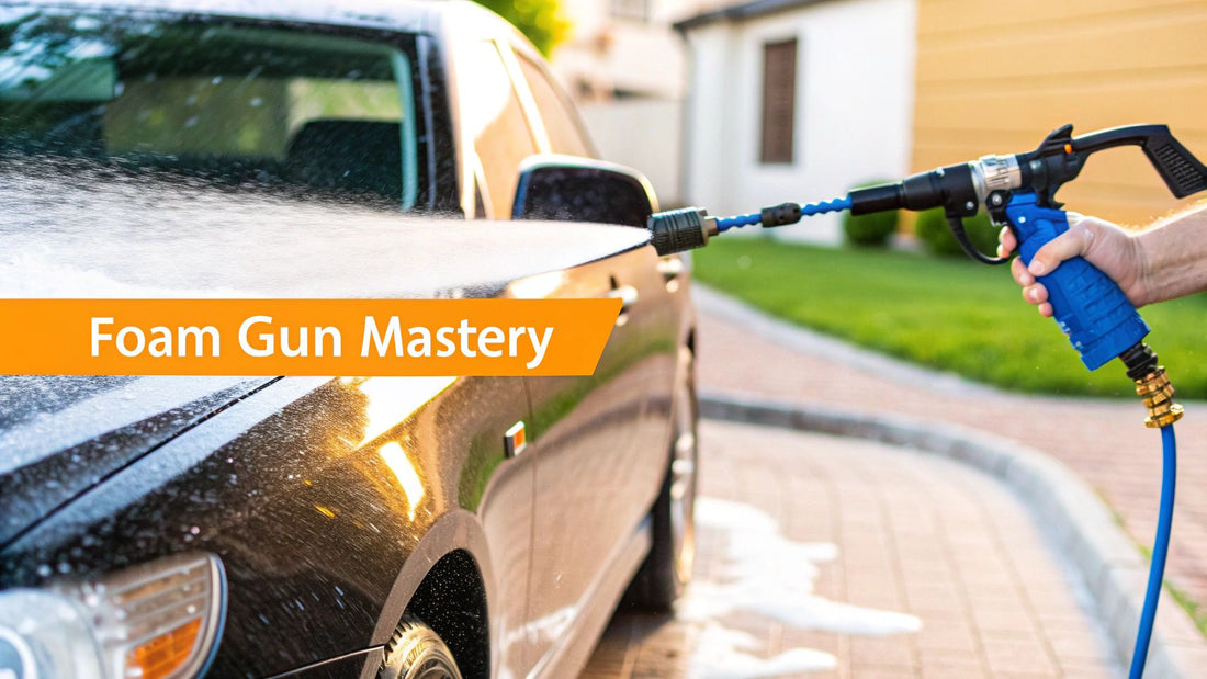 Master Your Car Wash with a Garden Hose Foam Gun