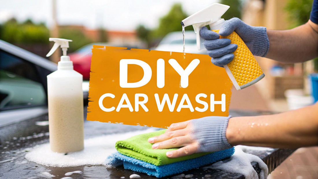Your Guide to a Homemade Car Wash Solution