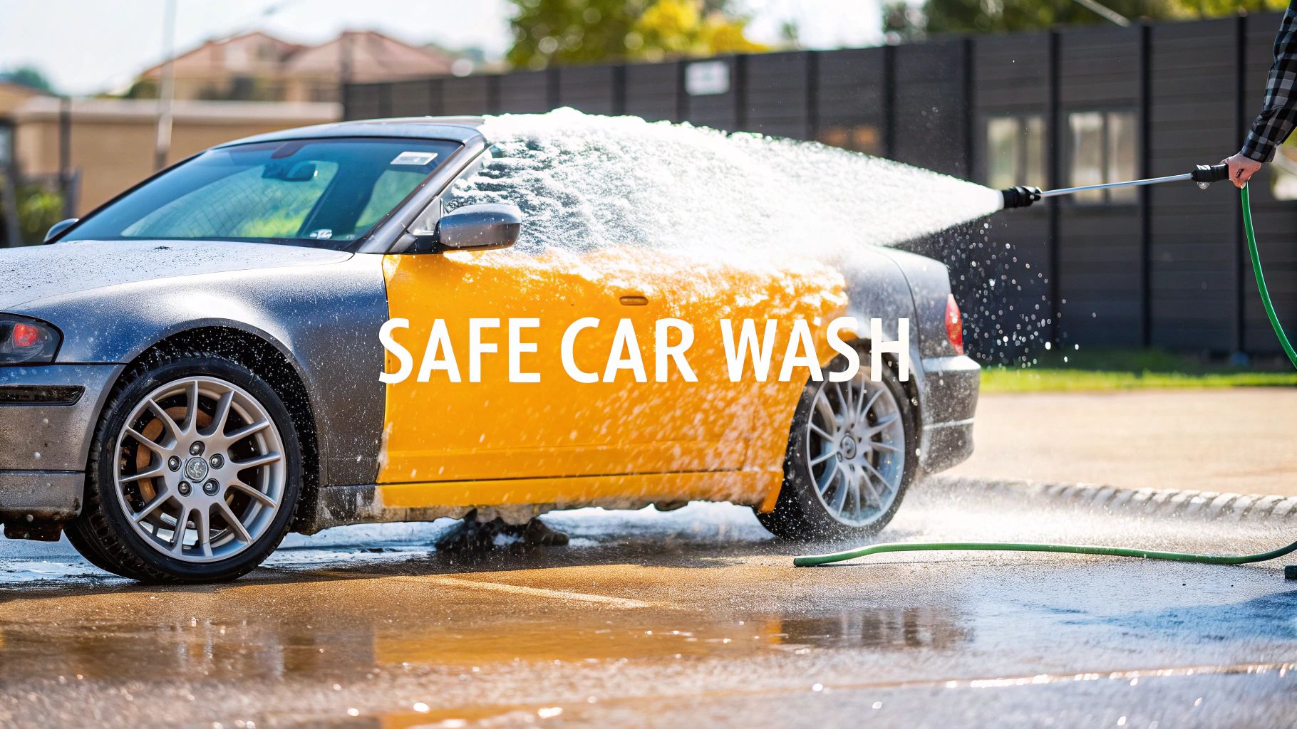 Can you use pressure washer on car: a safe guide