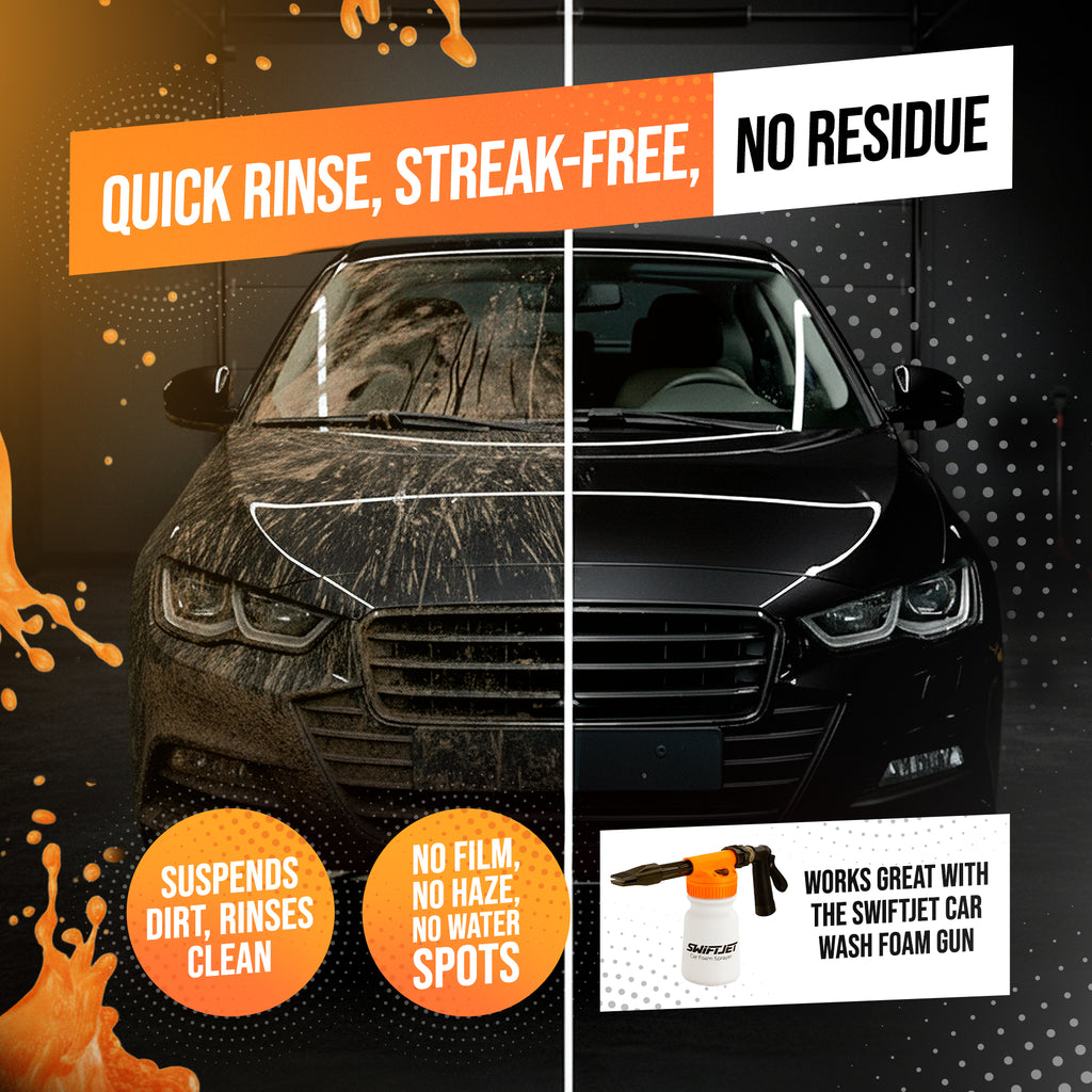 64oz Orange Foam Car Wash Soap