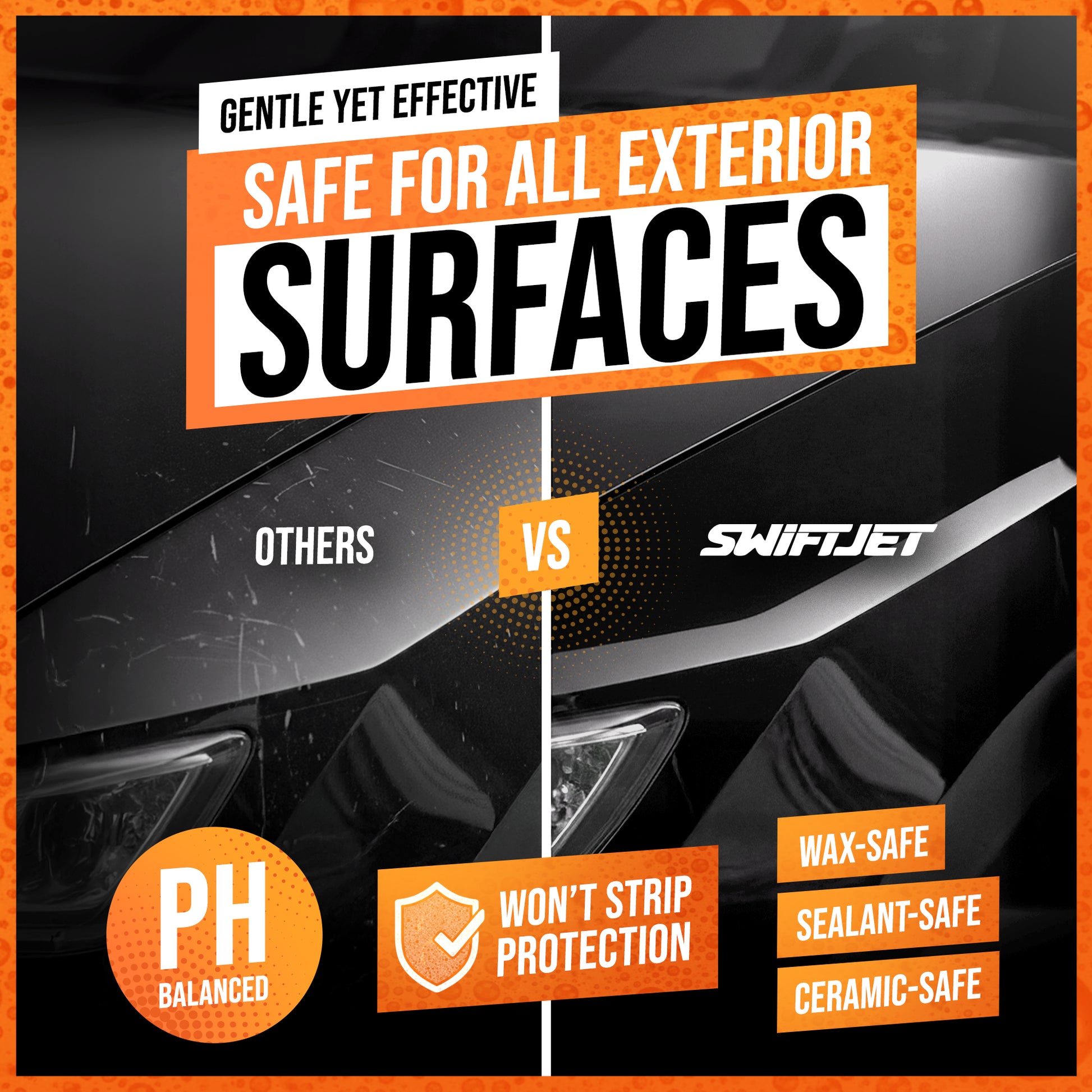 16oz Orange Foam Car Wash Soap